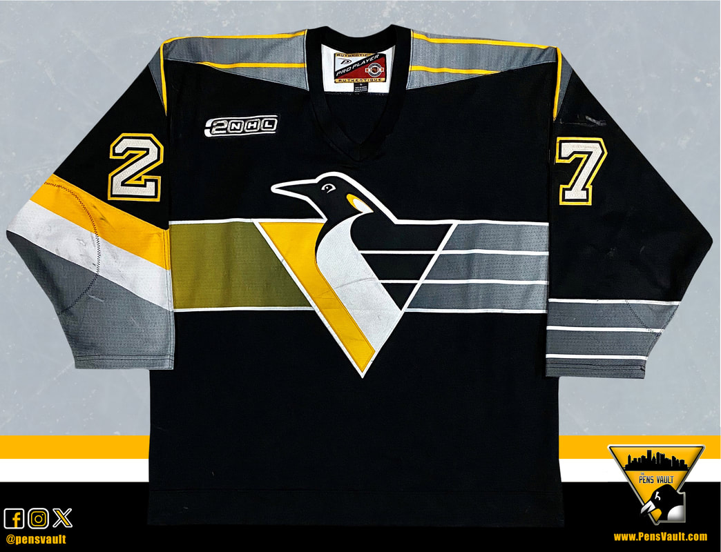Alexei Kovalev Pittsburgh Penguins Training Jersey Old School Logo