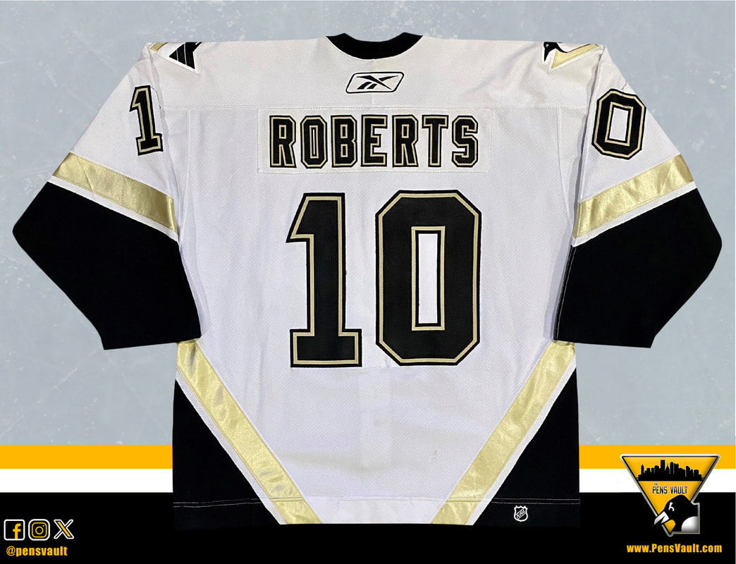 1998-99 Pittsburgh Penguins Road (Black) Set 2 Game Worn Jerseys