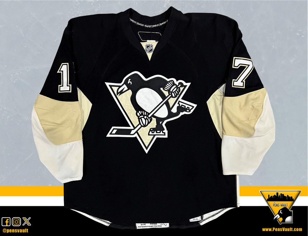 2008-09 Matt Cooke Pittsburgh Penguins Game Worn Jersey - Stanley
